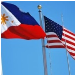 Philippine and US flags
