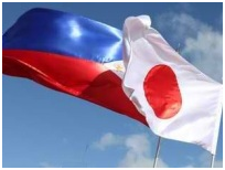 Philippines and Japan flag