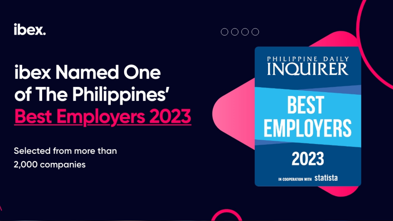 ibex named among best employers in PH