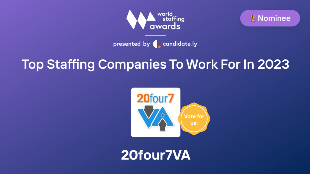 20four7VA earns two nominations at the World Staffing Award