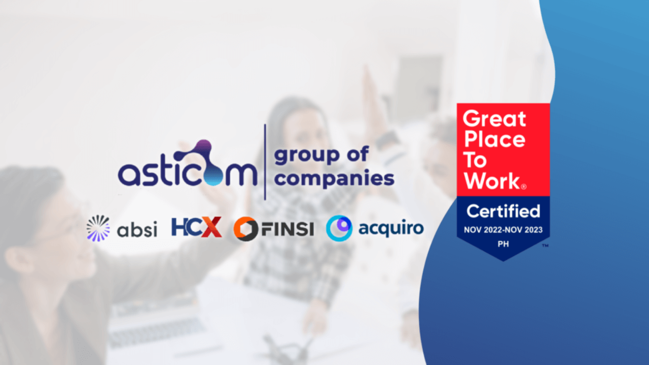 Asticom certified as ‘Great Place to Work’ 