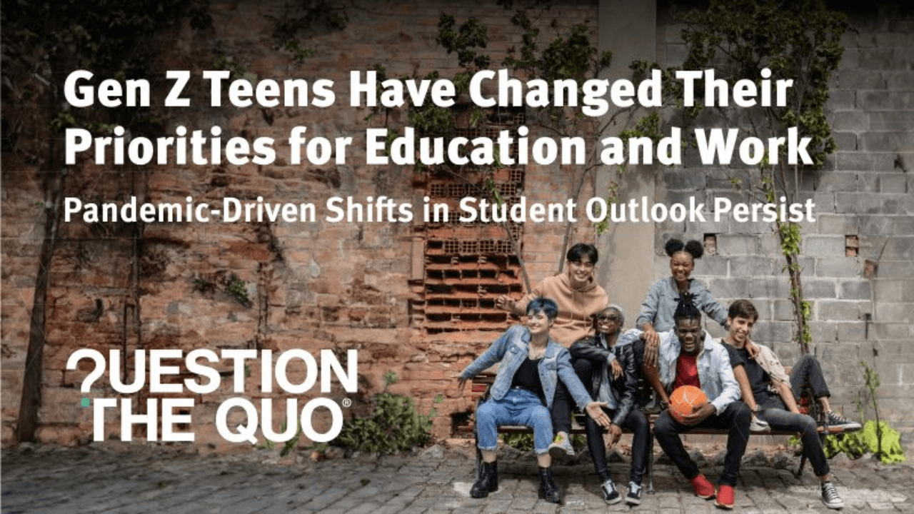 Gen Z Americans prioritize work experience in future career paths