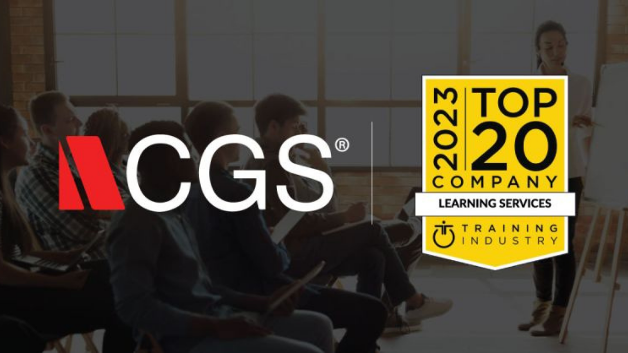 CGS named Top 20 Learning Services Provider
