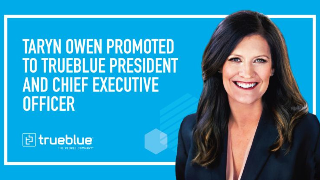 TrueBlue appoints Taryn Owen as new CEO