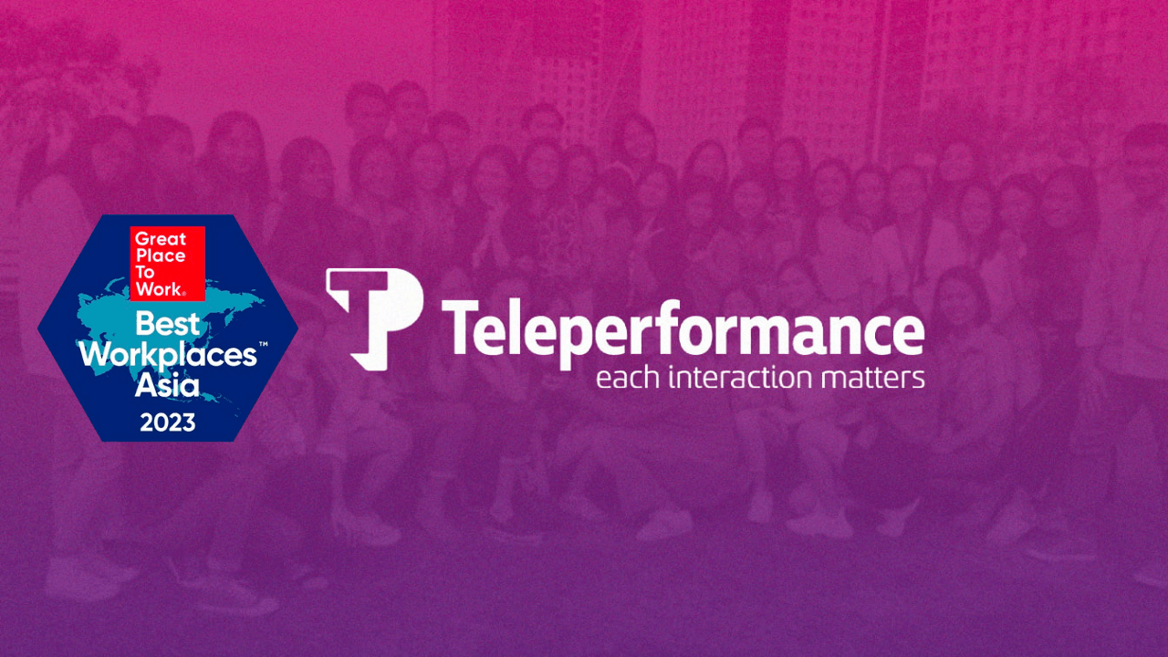 Teleperformance Best Workplace in Asia