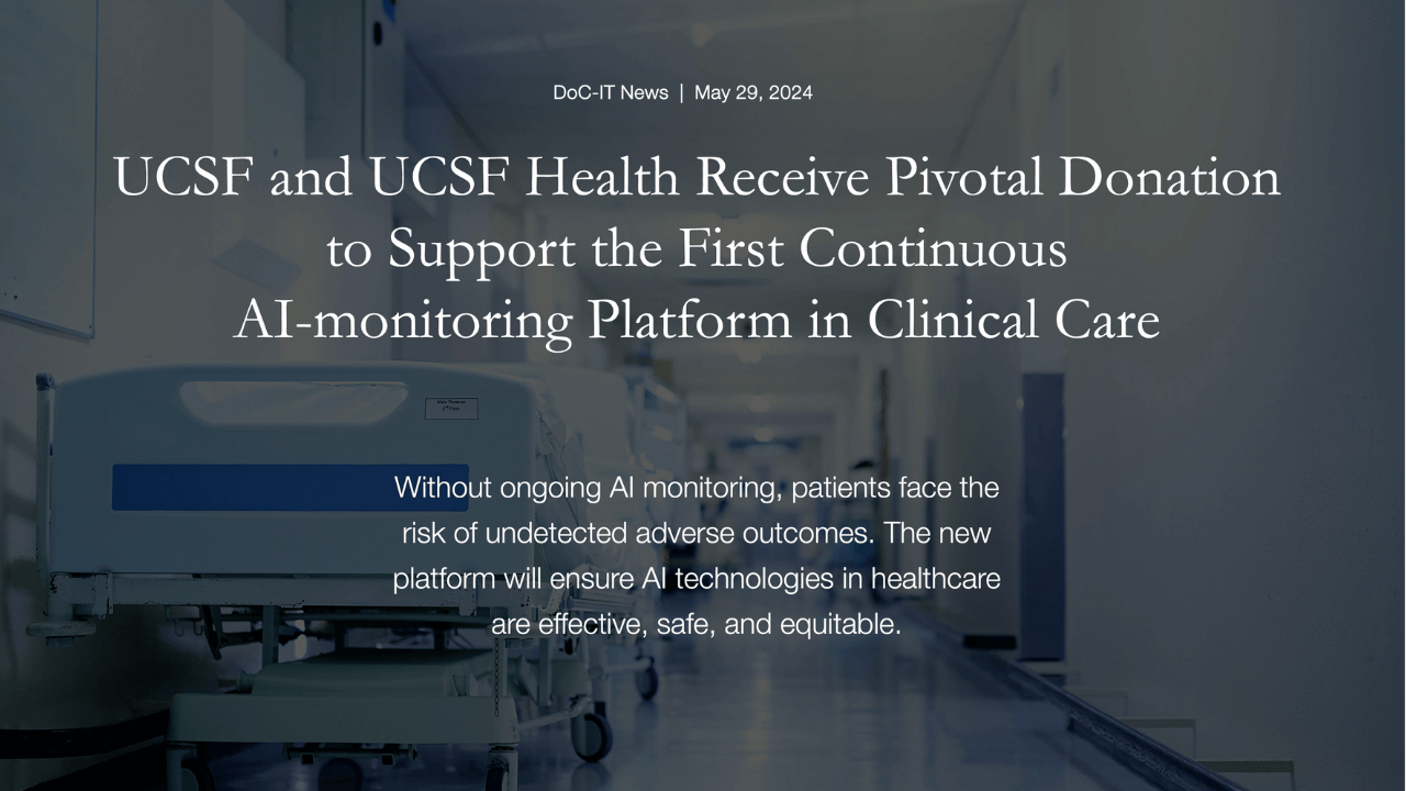 UCSF AI monitoring platform