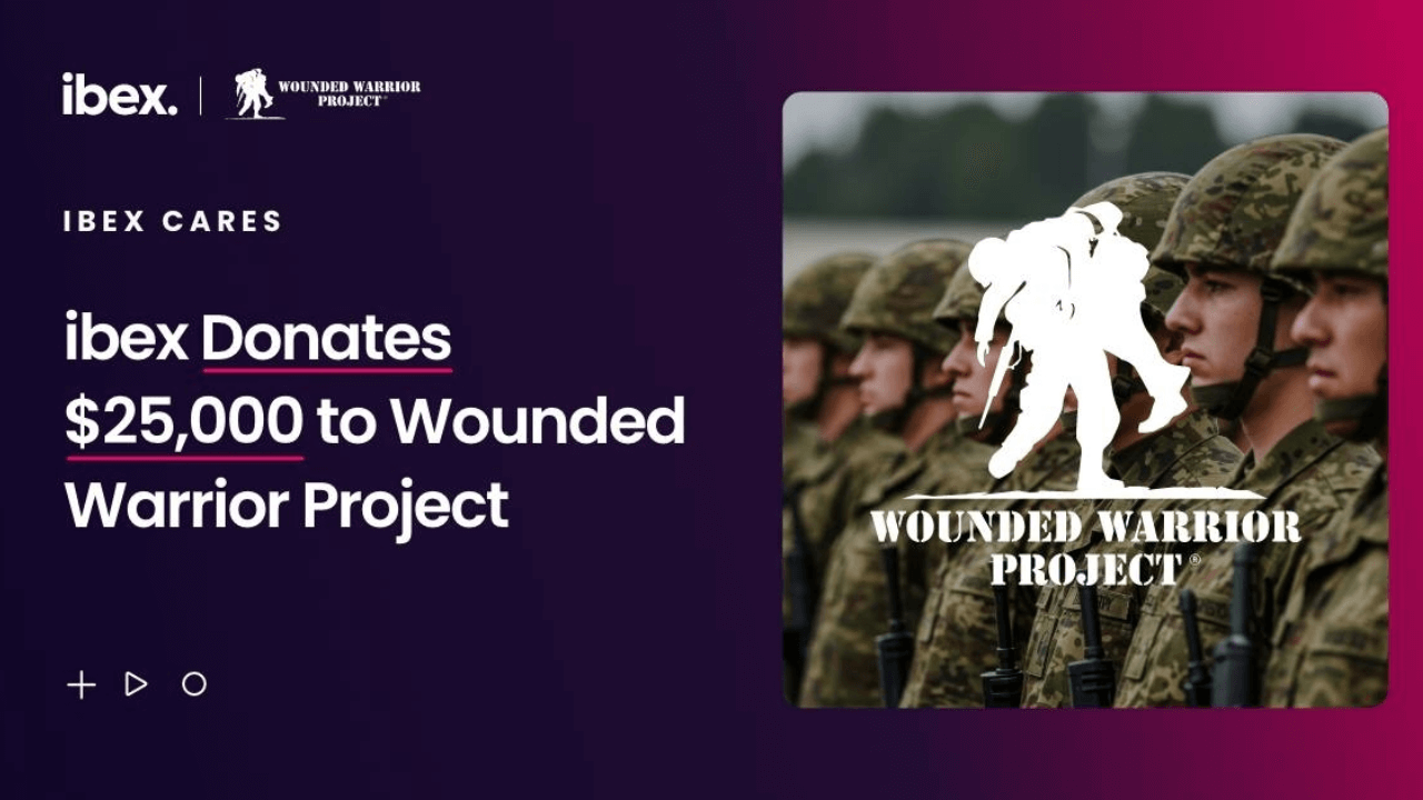 Ibex commits $25,000 to veteran support through the Wounded Warrior Project