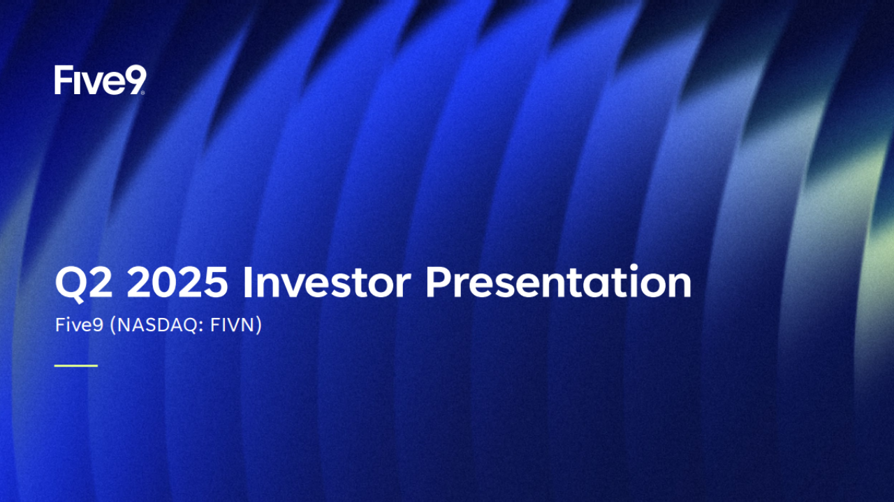 Five9 beats Q2 2025 forecasts on strong AI growth