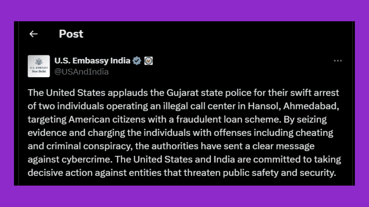 U.S. praises India&rsquo;s arrests in bust of call center scamming Americans