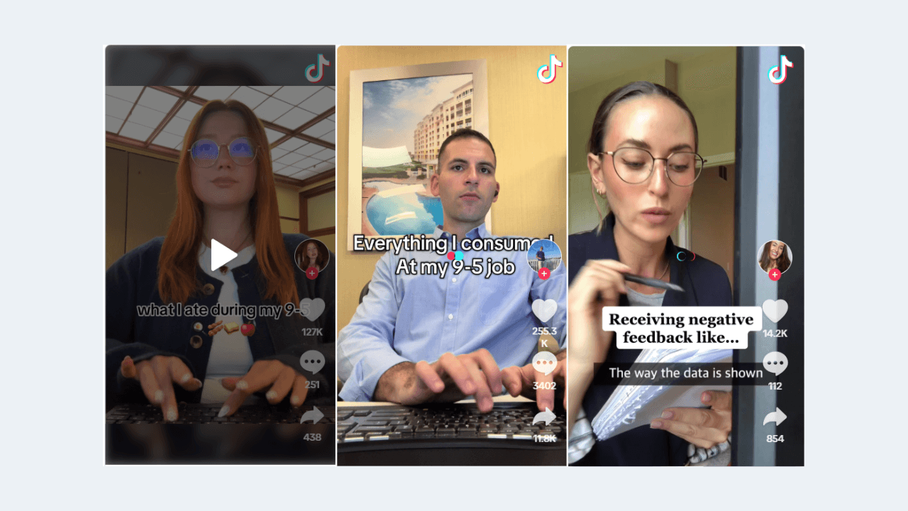 Gen Z films workdays for TikTok, sparks safety fears