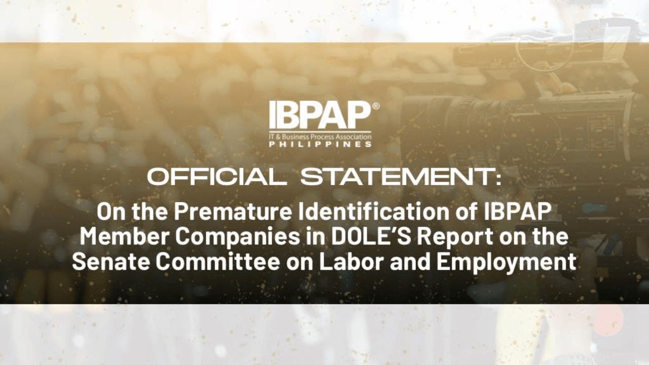 IBPAP condemns DOLE over premature naming of BPO firms in Cebu quake