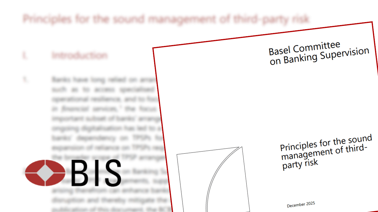 Basel Committee issues new principles on banks&rsquo; outsourcing risk