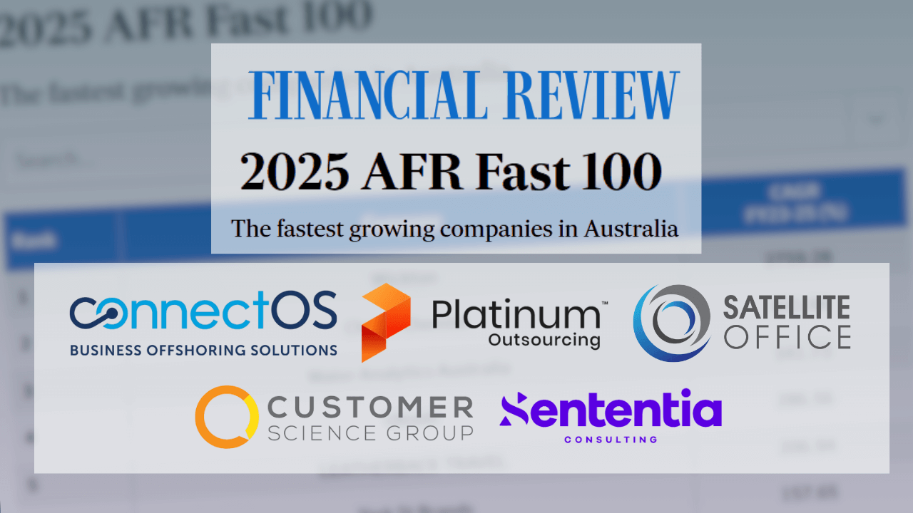 5 BPO, consulting firms shine in Australia's 2025 AFR Fast 100 list