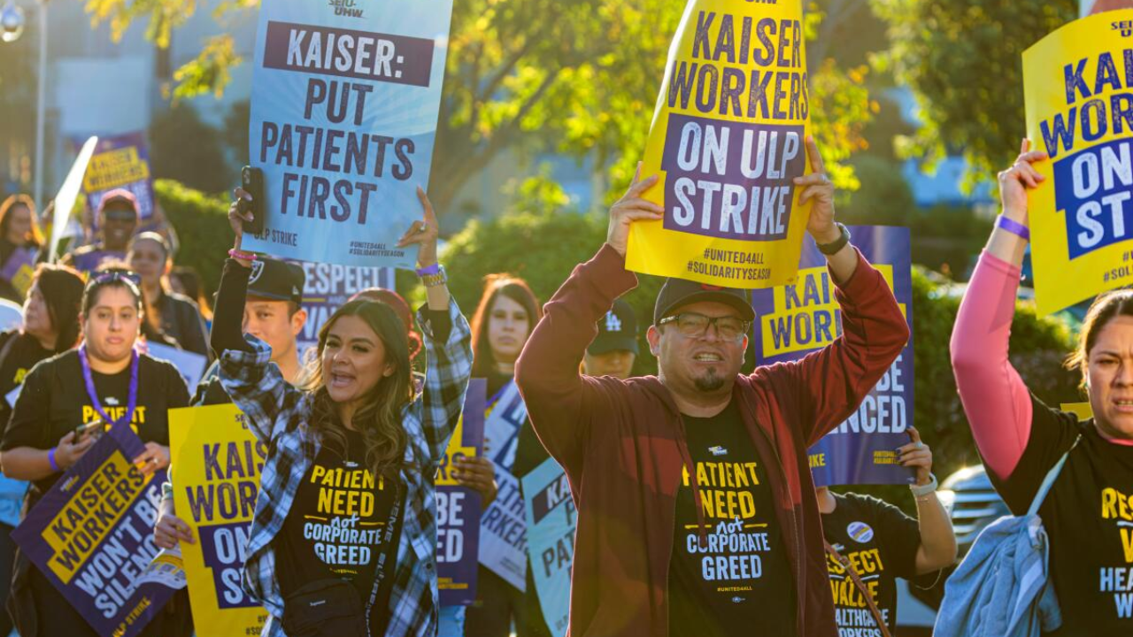 31k Kaiser workers strike again over staff wages, patient care