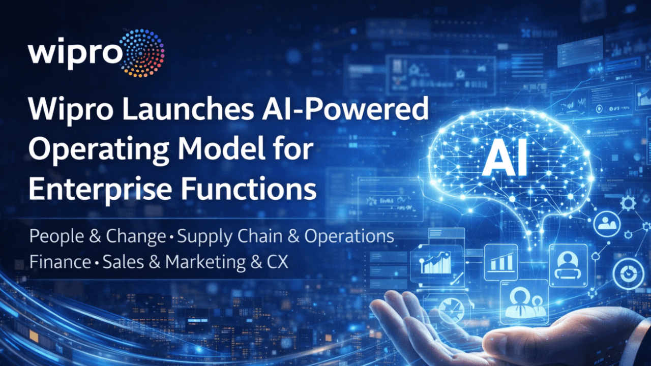 Wipro launches AI-powered operating model for enterprise functions
